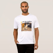 体を床のミーム Tシャツ (正面フル)