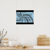 体を扱う2つの方法:青いらせん状 ポスター (キッチン)