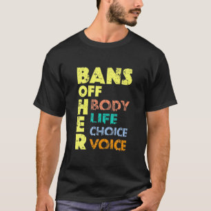 体を断念 – アンチ中絶でプロを禁止 Tシャツ