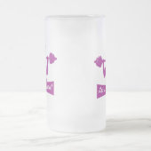 体を鍛えよう フロストグラスビールジョッキ (中央)