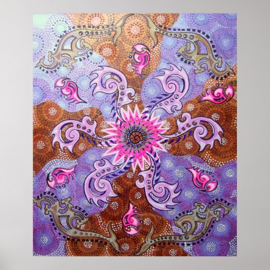 体アート ポスター (正面)