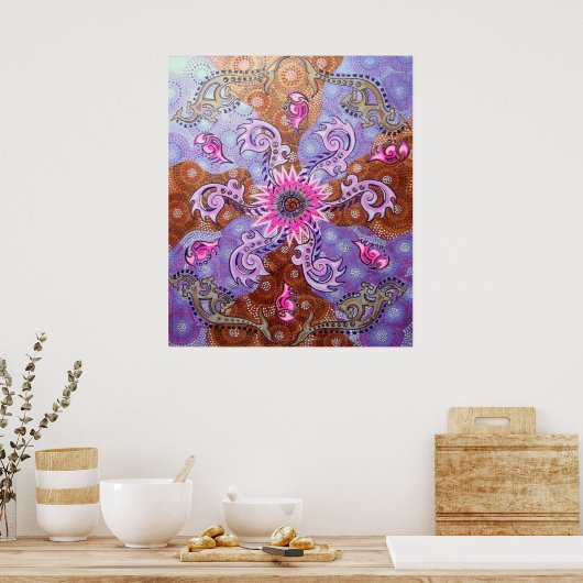 体アート ポスター (キッチン)