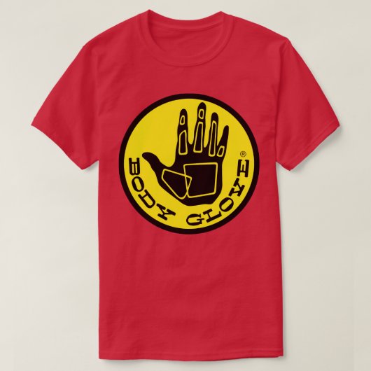 体グローブバックプリント Tシャツ (デザイン正面)