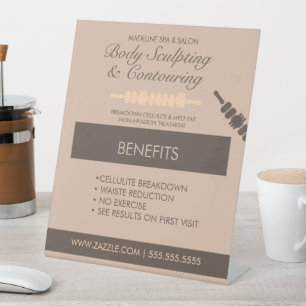 体コンタリング体スカルプトマッサージの利点 台座サイン