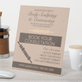 体コンタリング体スカルプトマッサージセラピー 台座サイン (インサイチュ)