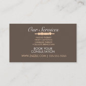 体コンタリング体スカルプトマッサージト自然ーン 名刺 (裏面)