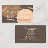 体コンタリング体スカルプトマッサージト自然ーン 名刺 (正面/裏面)