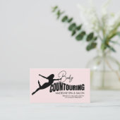 体コンタリング体スカルプトマッサージピンク 名刺 (スタンド正面)