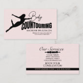 体コンタリング体スカルプトマッサージピンク 名刺 (正面/裏面)