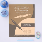 体コンタリング体スカルプトマッサージ チラシ (シングル)