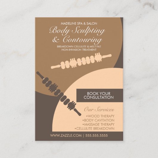 体コンタリング体スカルプトマッサージ 名刺 (正面)