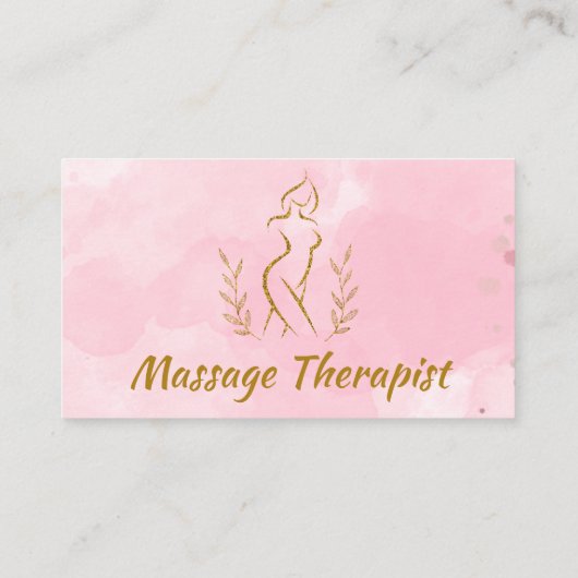 体シェイプスカルプトマッサージセラピスト 名刺 (裏面)