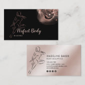 体スカルプトコンタリング腰トレーナー 名刺 (正面/裏面)