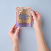 体スカルプトシェーピングドリップスバラウェルネスフライヤー チラシ (手)