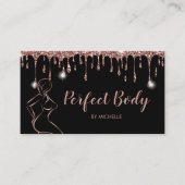 体スカルプトフィットネスリナーギウエストトレーナードリップ 名刺 (正面)