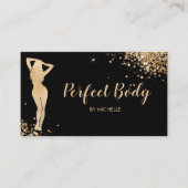 体スカルプトフィットネスリナーギウエストトレーナーバス 名刺 (正面)