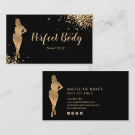 体スカルプトフィットネスリナーギウエストトレーナーバス 名刺