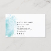 体スカルプトフィットネスリナーギウエストトレーナーバス 名刺 (裏面)