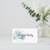 体スカルプトフィットネスリナーギウエストトレーナーバス 名刺 (スタンド正面)