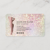 体スカルプトフィットネスリナーギウエストトレーナーバス 名刺 (裏面)