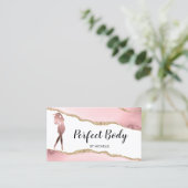 体スカルプトフィットネスリナーギウエストトレーナーバス 名刺 (スタンド正面)