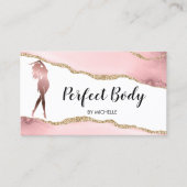 体スカルプトフィットネスリナーギウエストトレーナーバス 名刺 (正面)