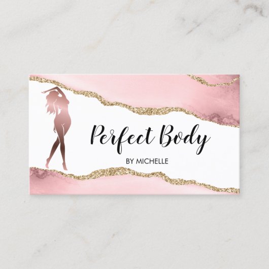 体スカルプトフィットネスリナーギウエストトレーナーバス 名刺 (正面)