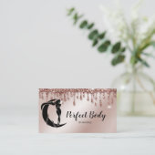 体スカルプトフィットネスリナーギウエストトレーナーバス 名刺 (スタンド正面)