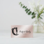 体スカルプトフィットネスリナーギウエストトレーナーバス 名刺 (スタンド正面)