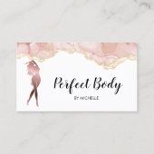 体スカルプトフィットネスリナーギウエストトレーナーバス 名刺 (正面)