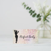 体スカルプトフィットネスリナーギウエストトレーナーバス 名刺 (スタンド正面)