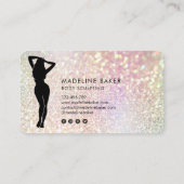 体スカルプトフィットネスリナーギウエストトレーナーバス 名刺 (裏面)