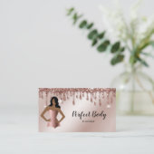 体スカルプトフィットネスリナーギウエストトレーナーバス 名刺 (スタンド正面)