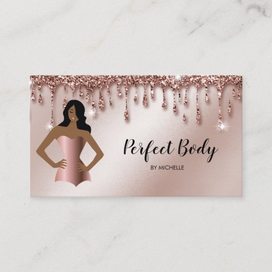 体スカルプトフィットネスリナーギウエストトレーナーバス 名刺 (正面)