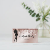 体スカルプトフィットネスリナーギウエストトレーナーバス 名刺 (スタンド正面)