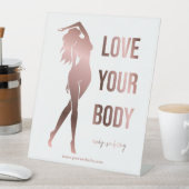 体スカルプト体コンタリング成形スパフィットネス 台座サイン (インサイチュ)