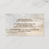 体スカルプト水彩ウッド 名刺 (裏面)