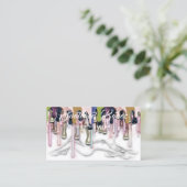 体スカルプト美しいカスタムロゴマッサージドリップ 名刺 (スタンド正面)