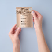 体スカルプト美しいヘアサロンQRロゴ挿入 チラシ (手)