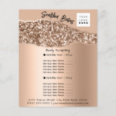 体スカルプト美しいヘアサロンQRロゴ挿入 チラシ (裏面)