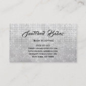 体スカルプト美しいロゴマッサージシルバーグレー 名刺 (裏面)