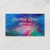 体スカルプト美しいロゴマッサージスパBlu金ゴールド 名刺 (裏面)