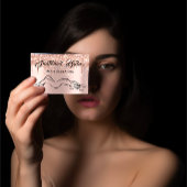 体スカルプト美しいロゴマッサージバラ紙吹雪 名刺