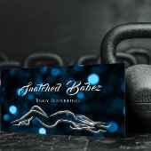 体スカルプト美しい金ゴールドロゴマッサージスタジオ 名刺