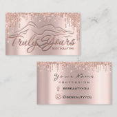 体スクラップティングロゴソーシャルメディアバラ赤面 名刺 (正面/裏面)