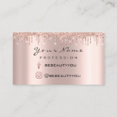 体スクラップティングロゴソーシャルメディアバラ赤面 名刺 (裏面)