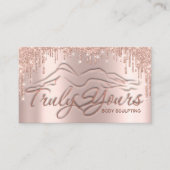 体スクラップティングロゴソーシャルメディアバラ赤面 名刺 (正面)