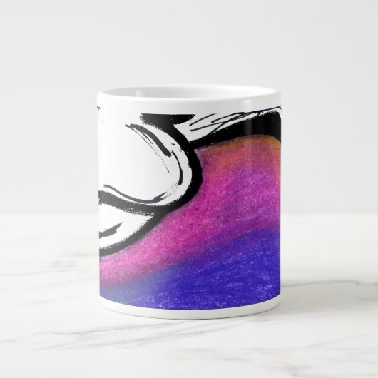 体スケッチ専門マグカップ ジャンボコーヒーマグカップ (正面)