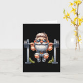 体スタイリッシュ建物格言がダムにプルアップを行う カード (黄色い花)