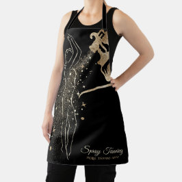 体タンスプレーグリッタースターズメイクアップ エプロン